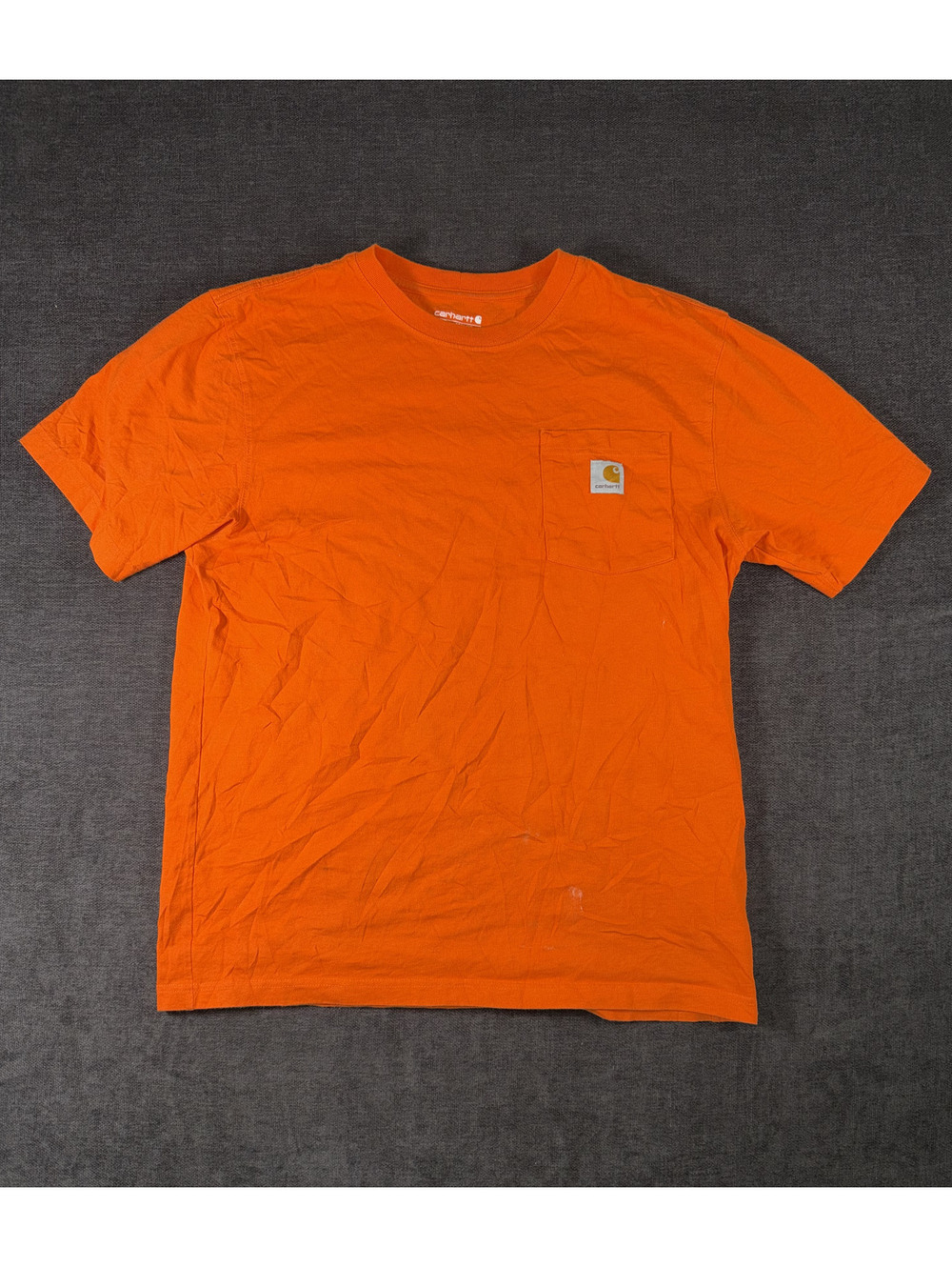 Carhartt Men's Loose Fit Orange T-Shirt Medium